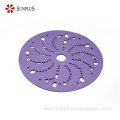 150mm Automotive Purple Ceramic Sanding Discs Film